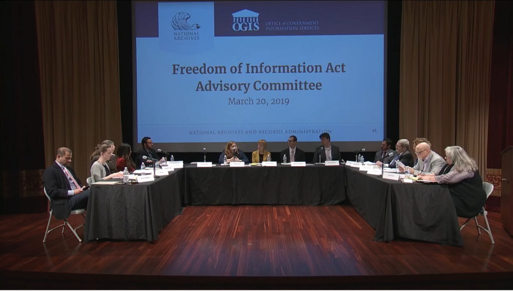 March 2019 FOIA Advisory Commitee Meeting